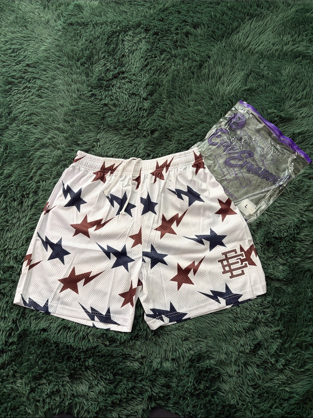 White Eric Emanuel Shorts